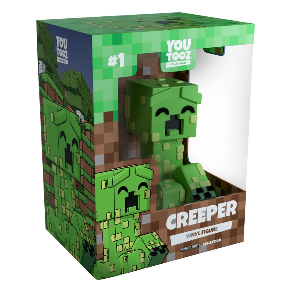🧪 LAB | SU ORDINAZIONE Minecraft Vinyl Figure Haunted Creeper 10 cm