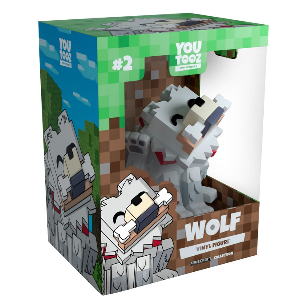 🧪 LAB | SU ORDINAZIONE Minecraft Vinyl Figure Haunted Wolf 10 cm
