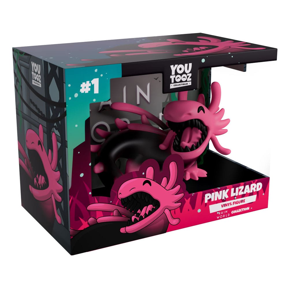 🧪 LAB | SU ORDINAZIONE Rainworld Vinyl Figure Pink Lizard 8 cm