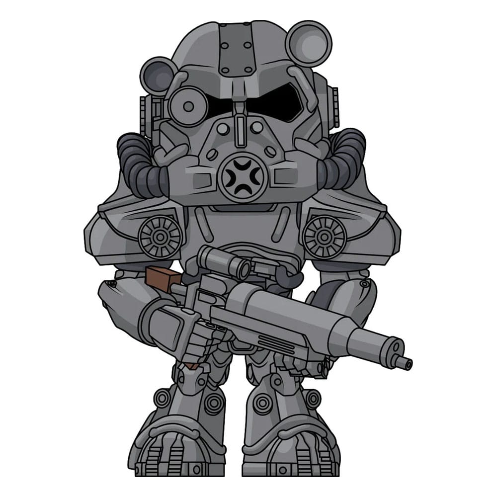 🧪 LAB | SU ORDINAZIONE Fallout Vinyl Figure T-60 Power Armor 11 cm
