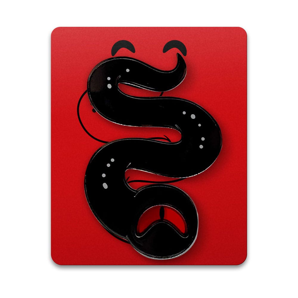 🧪 LAB | SU ORDINAZIONE Cult of The Lamb Pin Badge Snake 5 cm