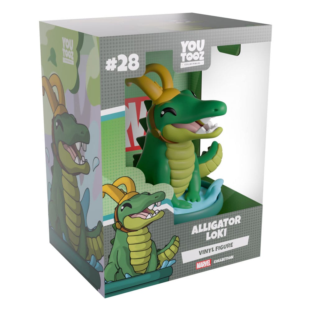🧪 LAB | SU ORDINAZIONE Marvel Companions Vinyl Figure Alligator Loki 11 cm