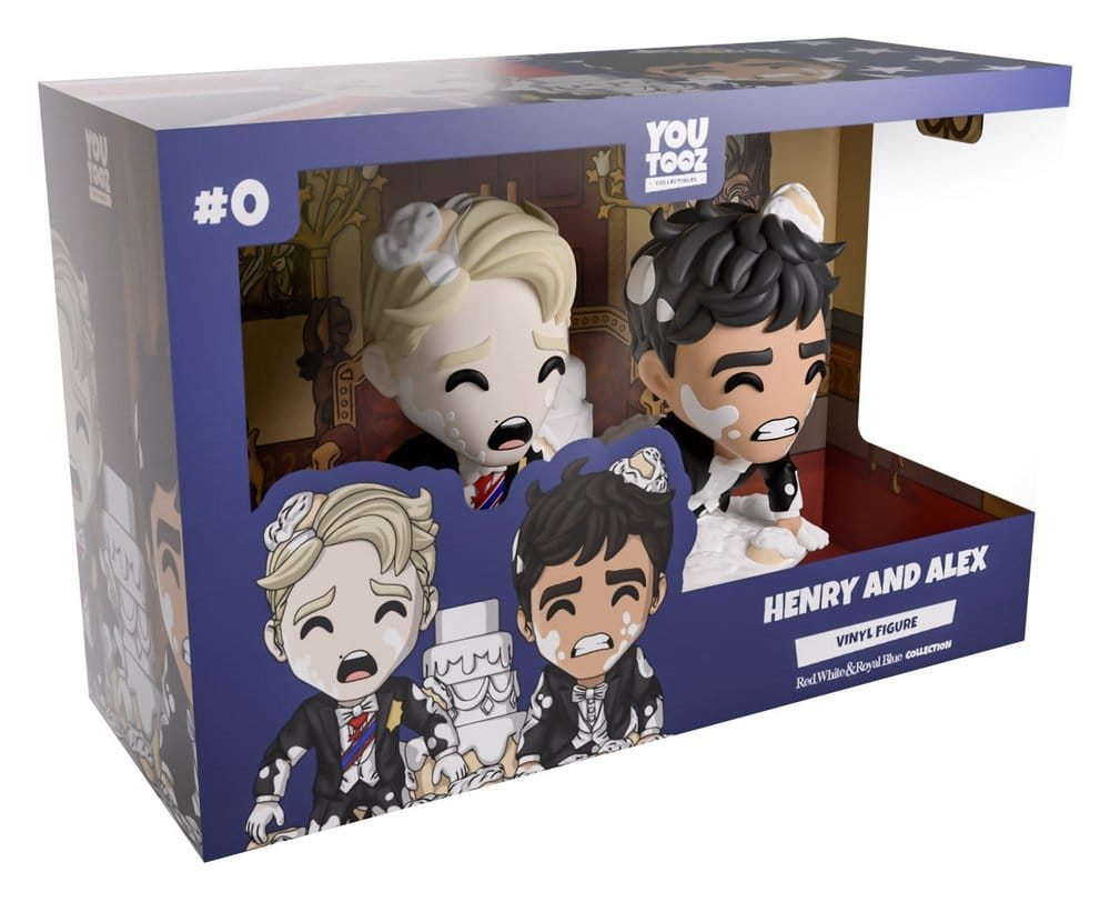 🧪 LAB | PREORDINE+ 07/2027 Red, White & Royal Blue Vinyl Figure Henry And Alex 11 cm