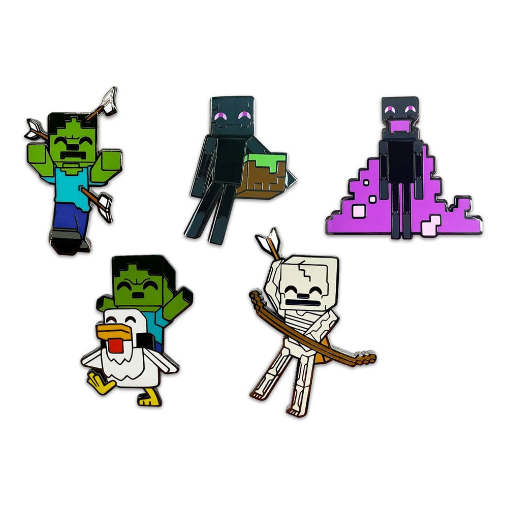 MADE TO ORDER Minecraft Enamel Pins Set #2 5cm (6)