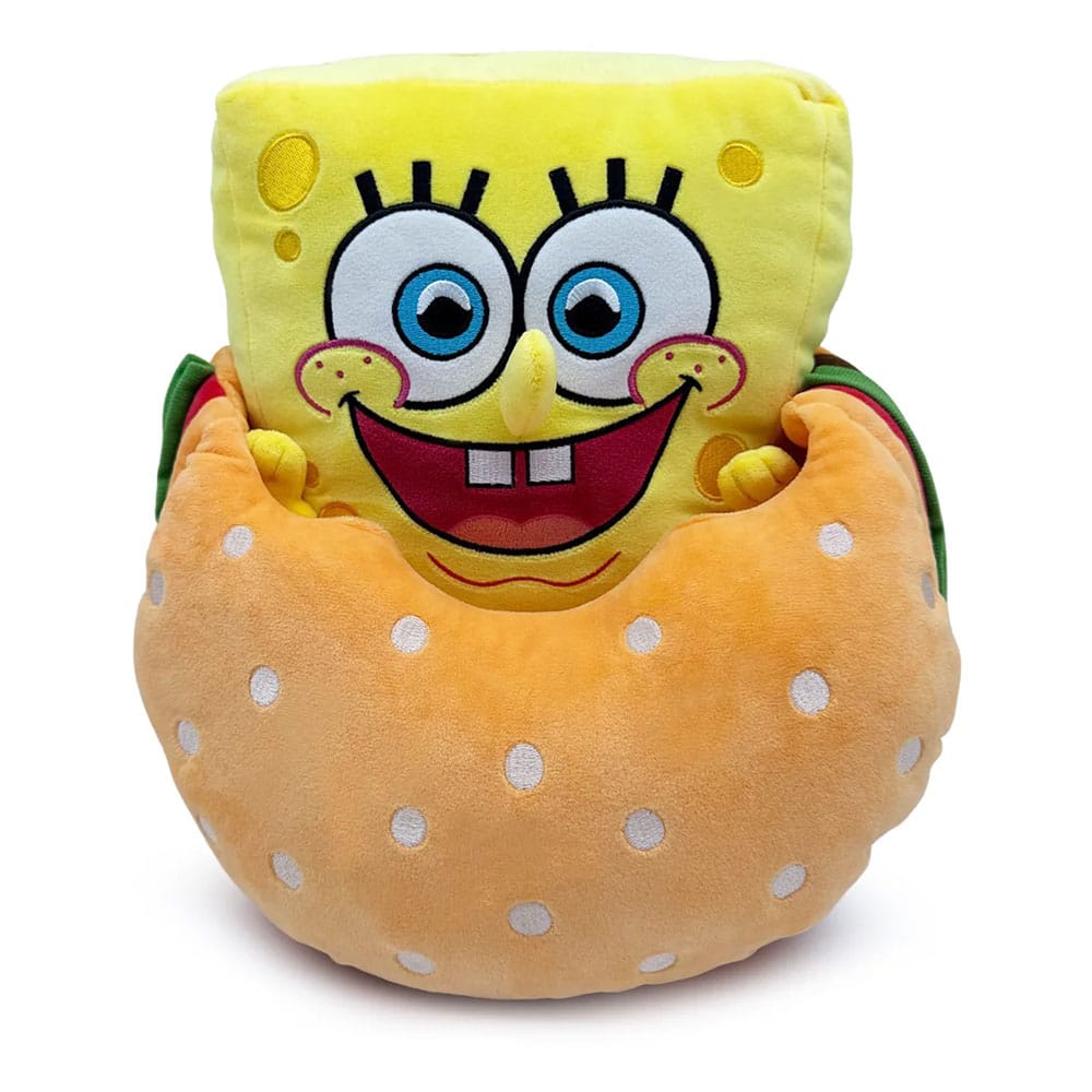 🧪 LAB | SU ORDINAZIONE SpongeBob SquarePants Plush Figure Krabby Patty 22 cm