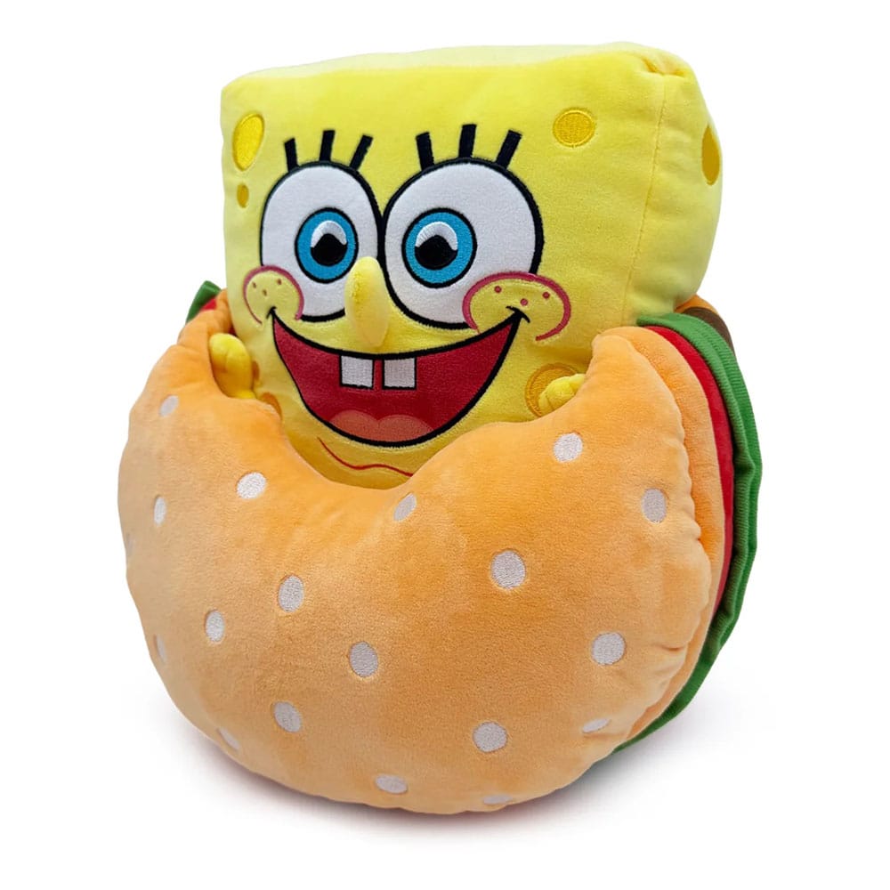 🧪 LAB | SU ORDINAZIONE SpongeBob SquarePants Plush Figure Krabby Patty 22 cm