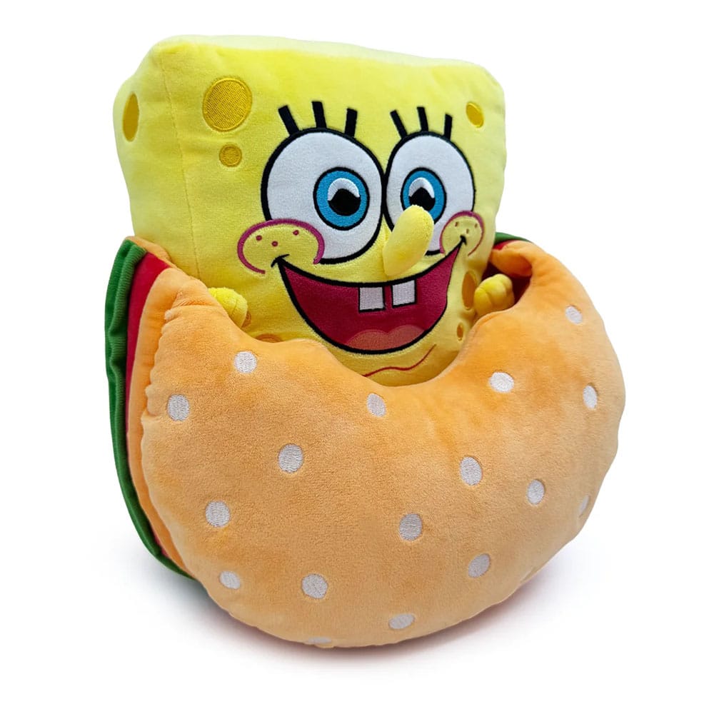 🧪 LAB | SU ORDINAZIONE SpongeBob SquarePants Plush Figure Krabby Patty 22 cm
