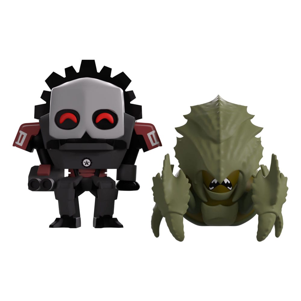 SU ORDINAZIONE Helldivers 2 Monitor Buddiez Vinyl Figures 2-Pack Charger & Devastator 7 cm