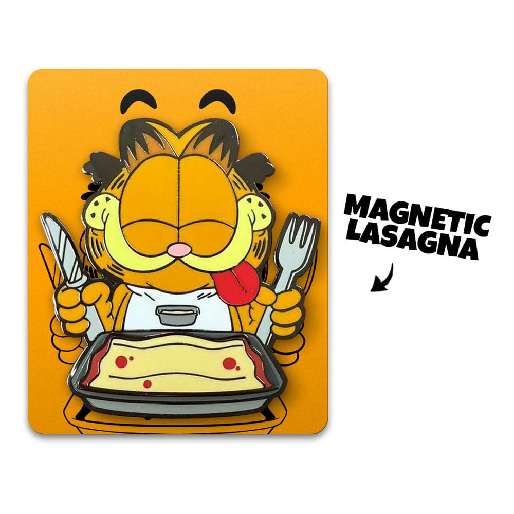 🧪 LAB | SU ORDINAZIONE Garfield Pin Badge Disco Garfield Lasagna Dinner 5 cm