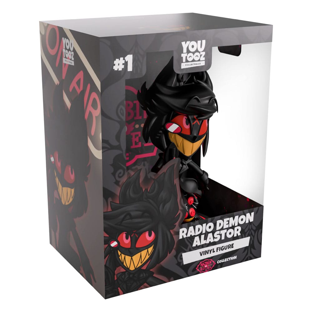 PREORDINE 08/2025 Hazbin Hotel Vinyl Figure Radio Demon Alastor 14 cm (PREORDINE NON CANCELLABILE)