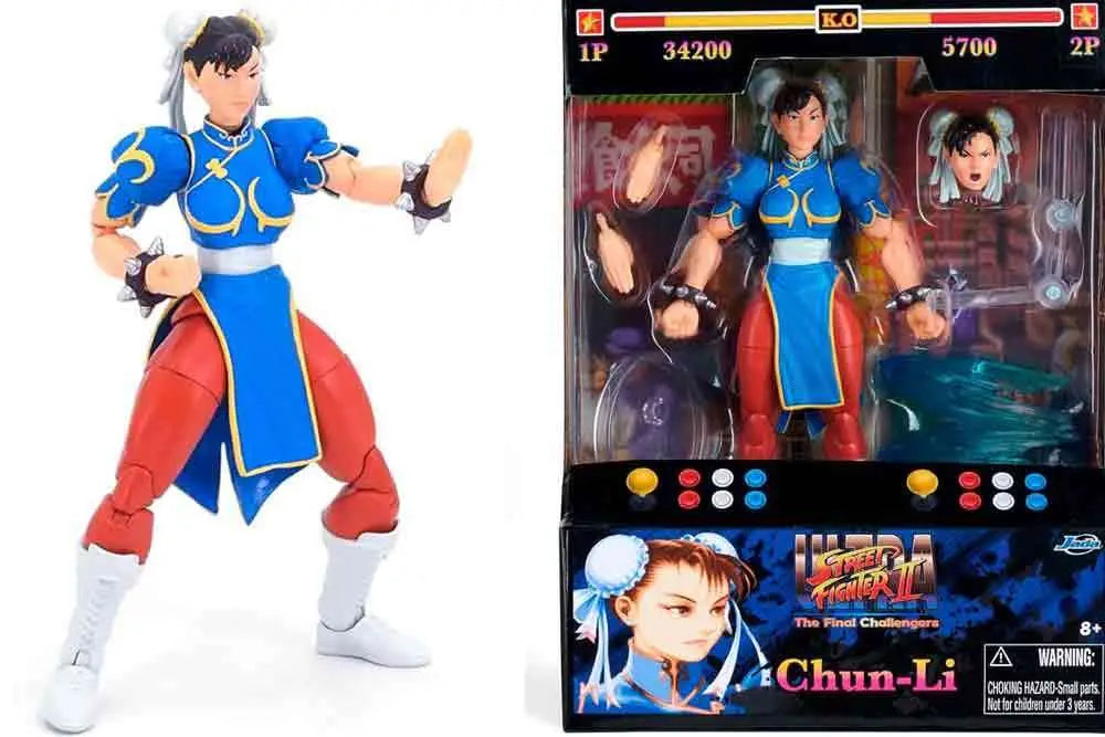SU ORDINAZIONE STREET FIGHTER 2 CHUN LI BLUE DRESS 1/12 DELUXE ACTION FIGURE