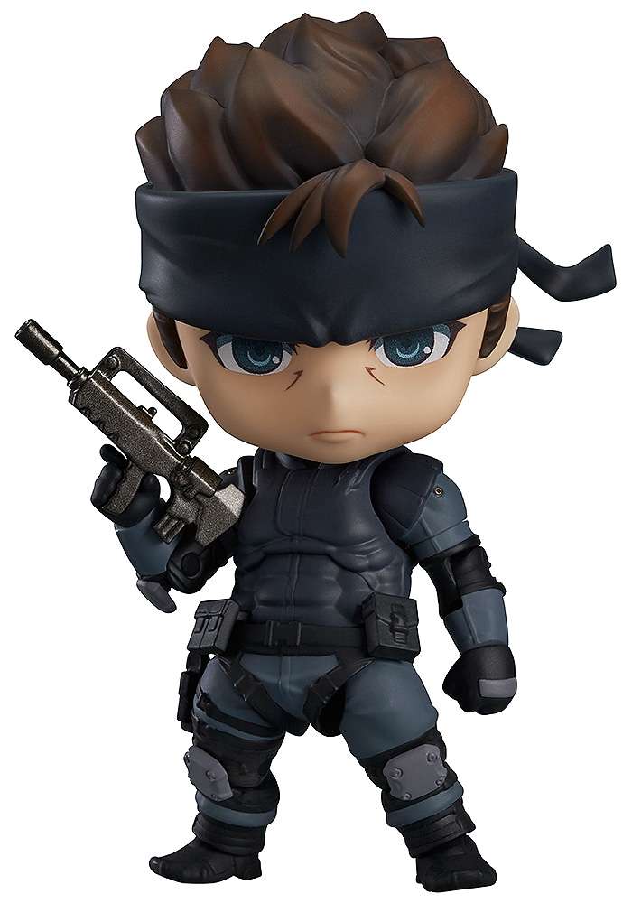 IN STOCK Metal Gear Solid Nendoroid Action Figure Solid Snake (re-run) 10 Cm