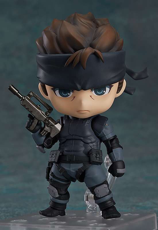 IN STOCK Metal Gear Solid Nendoroid Action Figure Solid Snake (re-run) 10 Cm
