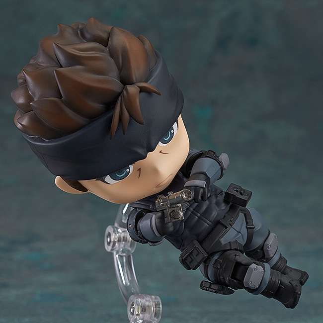 IN STOCK Metal Gear Solid Nendoroid Action Figure Solid Snake (re-run) 10 Cm