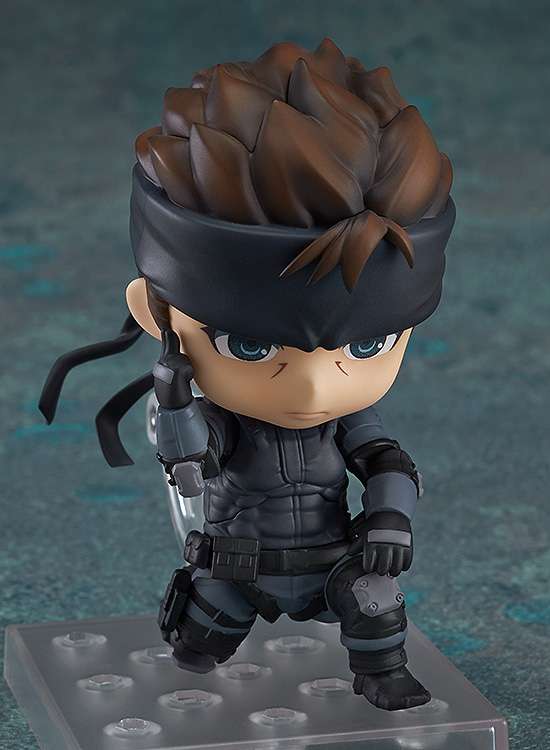 IN STOCK Metal Gear Solid Nendoroid Action Figure Solid Snake (re-run) 10 Cm
