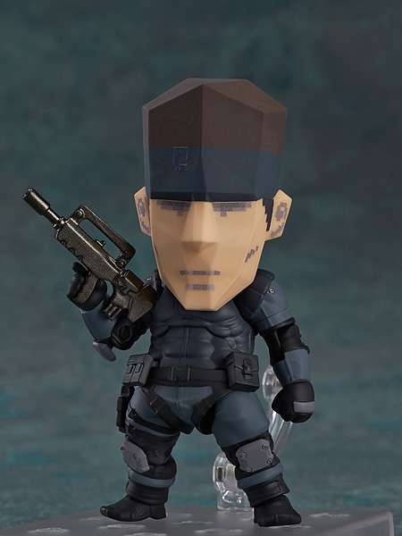 IN STOCK Metal Gear Solid Nendoroid Action Figure Solid Snake (re-run) 10 Cm