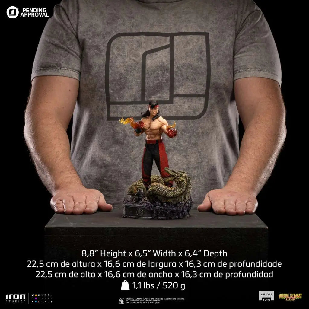 SU ORDINAZIONE MORTAL KOMBAT LIU KANG 1/10 STATUE