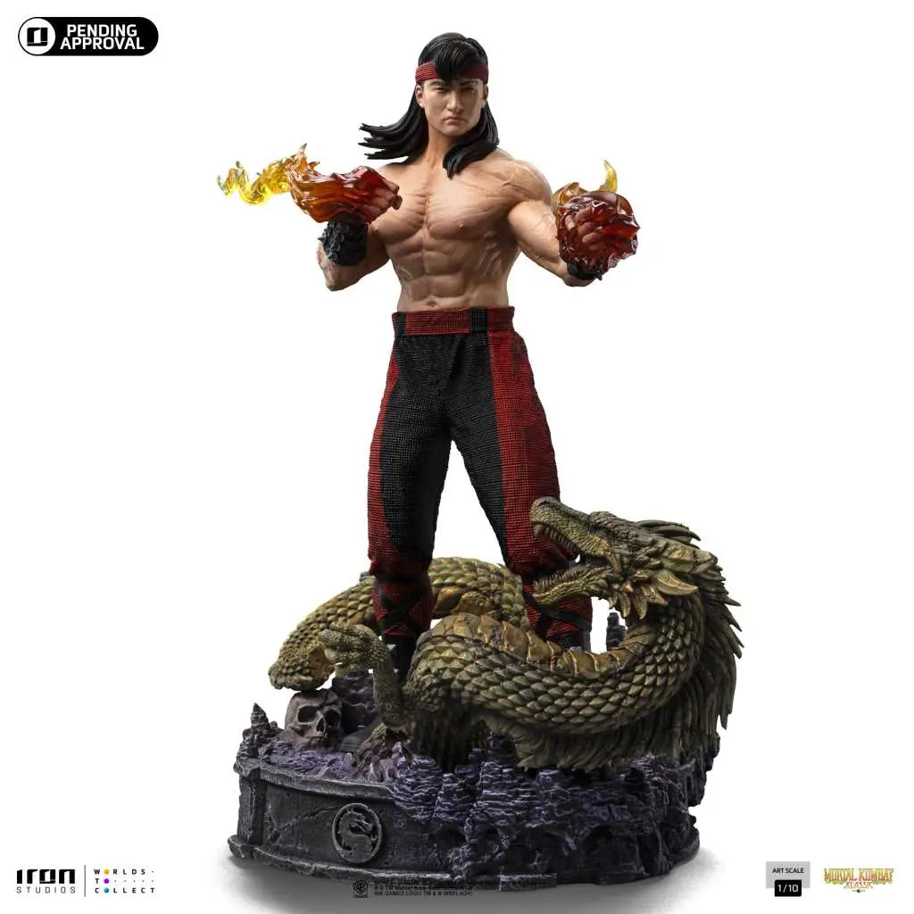 SU ORDINAZIONE MORTAL KOMBAT LIU KANG 1/10 STATUE