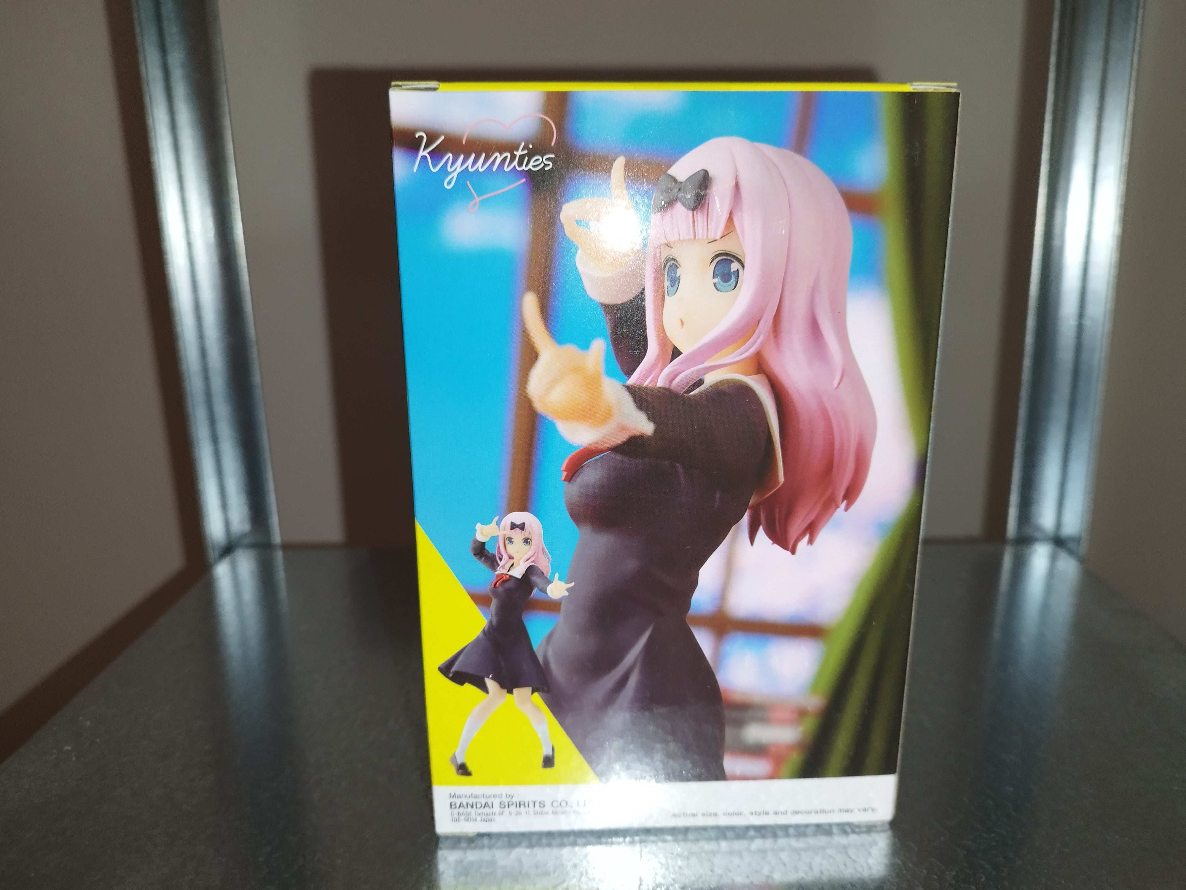 IN STOCK Kaguya-sama: Love is War PVC Statue Kyunties Chika Fujiwara 18 cm