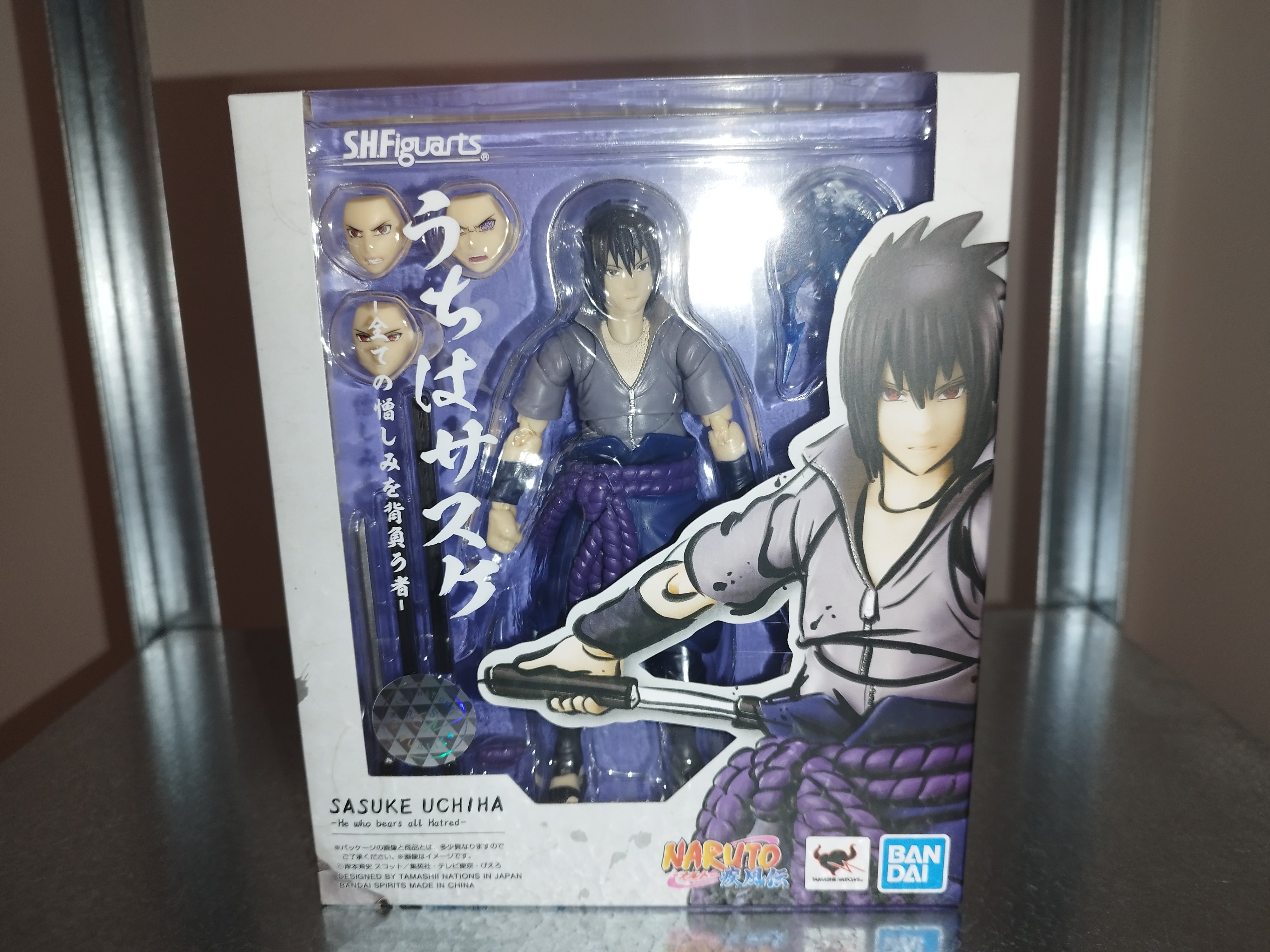 Naruto Shippuden S.H. Figuarts Action Figure Sasuke Uchiha -He who bears all Hatred- 15 cm