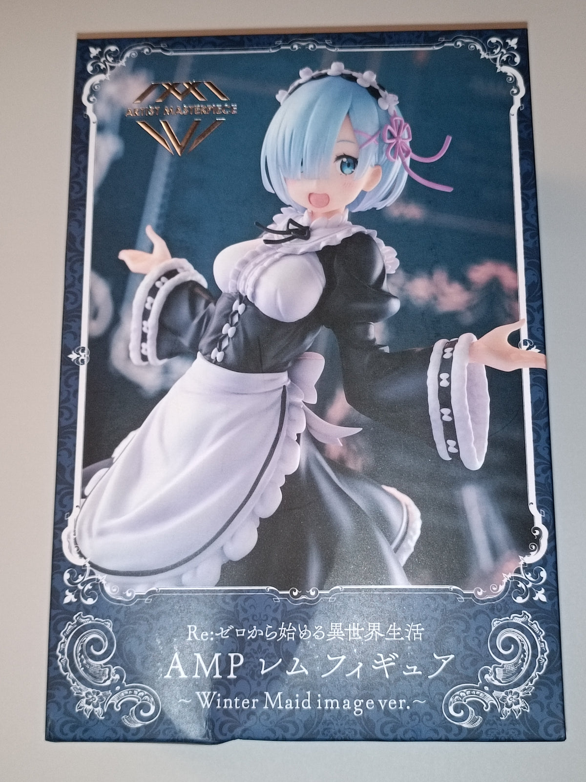 IN STOCK (Scatola Danneggiata) Re:Zero PVC Statue AMP Rem Winter Maid Image Ver. 23 cm