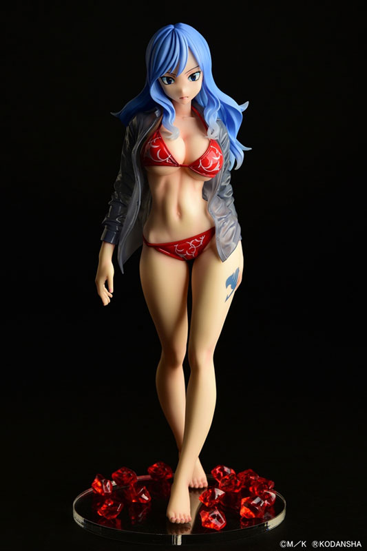 PREORDINE CHIUSO 04/2025 Fairy Tail Statue 1/6 Jubia Lokser Gravure_Stylesee-through wet shirt Red Bikini!! 25 cm (PREORDINE NON CANCELLABILE)