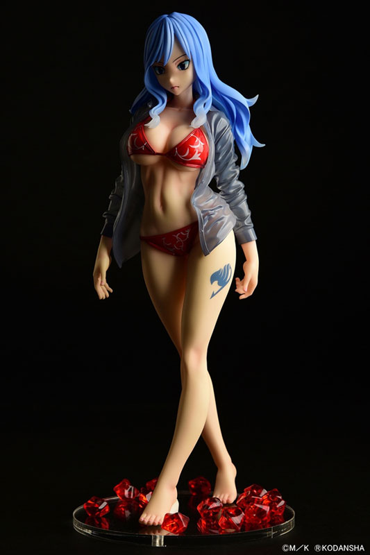 PREORDINE CHIUSO 04/2025 Fairy Tail Statue 1/6 Jubia Lokser Gravure_Stylesee-through wet shirt Red Bikini!! 25 cm (PREORDINE NON CANCELLABILE)