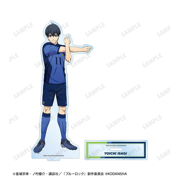 PREORDINE CHIUSO CJ "Bluelock" New Illustration Meguru Bachira Getting Ready Before the Match ver. BIG Acrylic Stand (VARI) 18 cm
