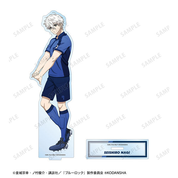 PREORDINE CHIUSO CJ "Bluelock" New Illustration Meguru Bachira Getting Ready Before the Match ver. BIG Acrylic Stand (VARI) 18 cm