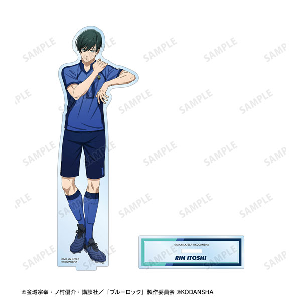 PREORDINE CHIUSO CJ "Bluelock" New Illustration Meguru Bachira Getting Ready Before the Match ver. BIG Acrylic Stand (VARI) 18 cm