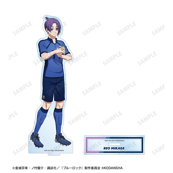 PREORDINE CHIUSO CJ "Bluelock" New Illustration Meguru Bachira Getting Ready Before the Match ver. BIG Acrylic Stand (VARI) 18 cm