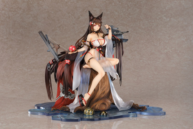 PREORDINE+ 10/2025 Azur Lane Statue 1/7 Amagi Wending Waters Serene Lotus Ver. Acrylic Special Edition w/Display 25 cm