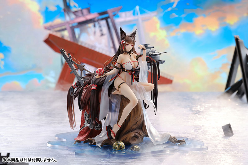 PREORDINE+ 10/2025 Azur Lane Statue 1/7 Amagi Wending Waters Serene Lotus Ver. Acrylic Special Edition w/Display 25 cm