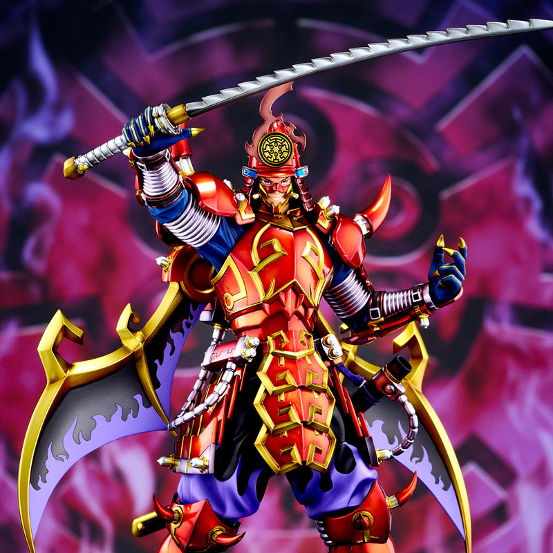 PREORDINE+ 07/2025 Yu-Gi-Oh! Monster Figure Collection Statue Legendary Six Samurai Shi En 35 cm