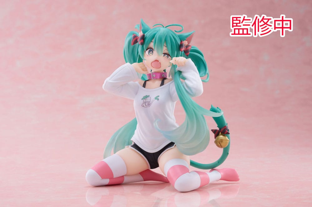 PREORDINE ESAURITO Vocaloid - Hatsune Miku - Desktop Cute - Nekomimi T-Shirt ver. (H)