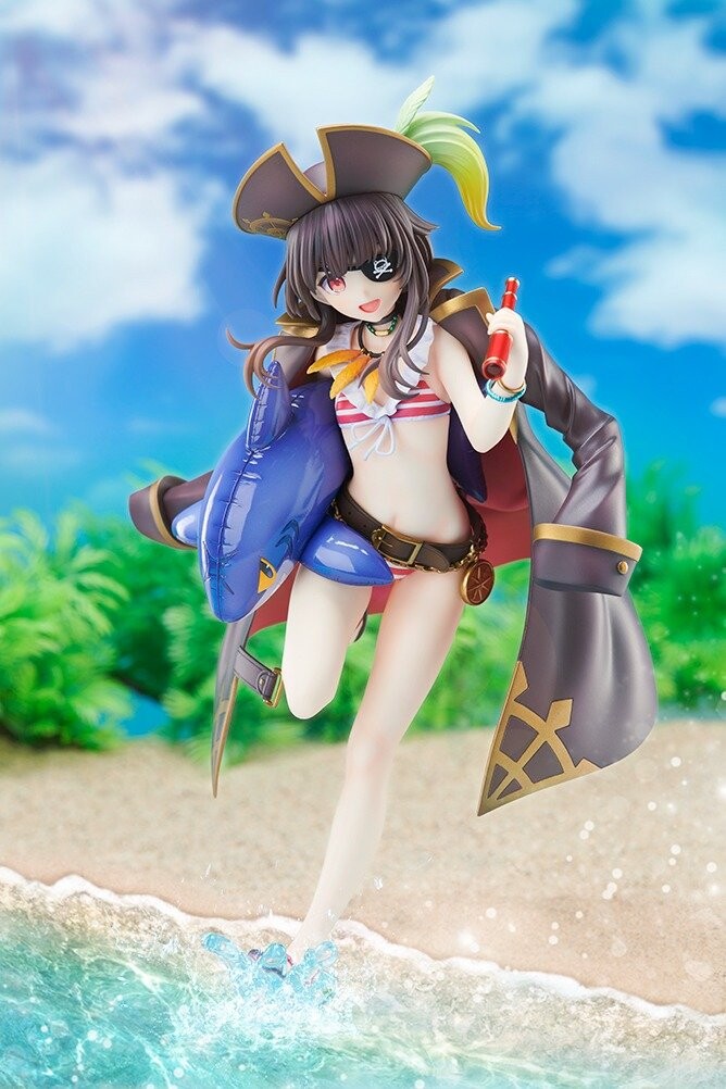 PREORDINE ESAURITO Kono Subarashii Sekai ni Shukufuku wo! Statue 1/7 Megumin Light Novel Cosplay On The Beach Ver. 24 cm (PREORDINE NON CANCELLABILE)