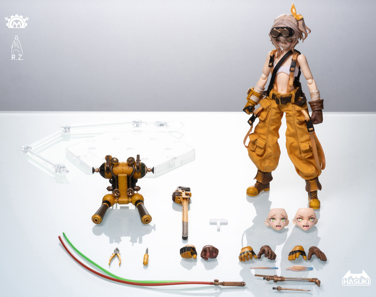 PREORDINE ESAURITO Pocket Art Action Action Figure 1/12 PA007 Mechanic Fiona 15 cm  (PREORDINE NON CANCELLABILE)