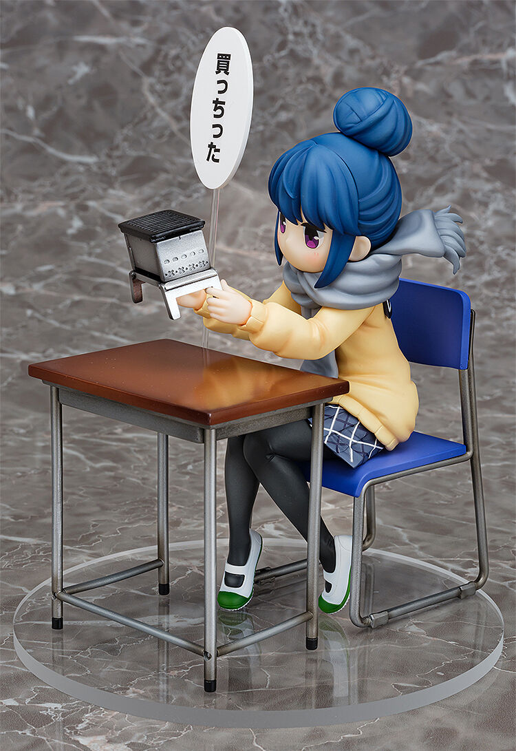 PREORDINE ESAURITO  Laid-Back Camp - Rin Shima: Look What I Bought Ver. 14 cm Statue 1/7