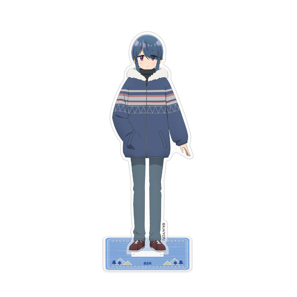 PREORDINE CHIUSO 08/2025 Yuru Camp SEASON 3 Acrylic Stand 14 cm - Deadline 31 MARZO - PREORD. NON CANCELLABILE