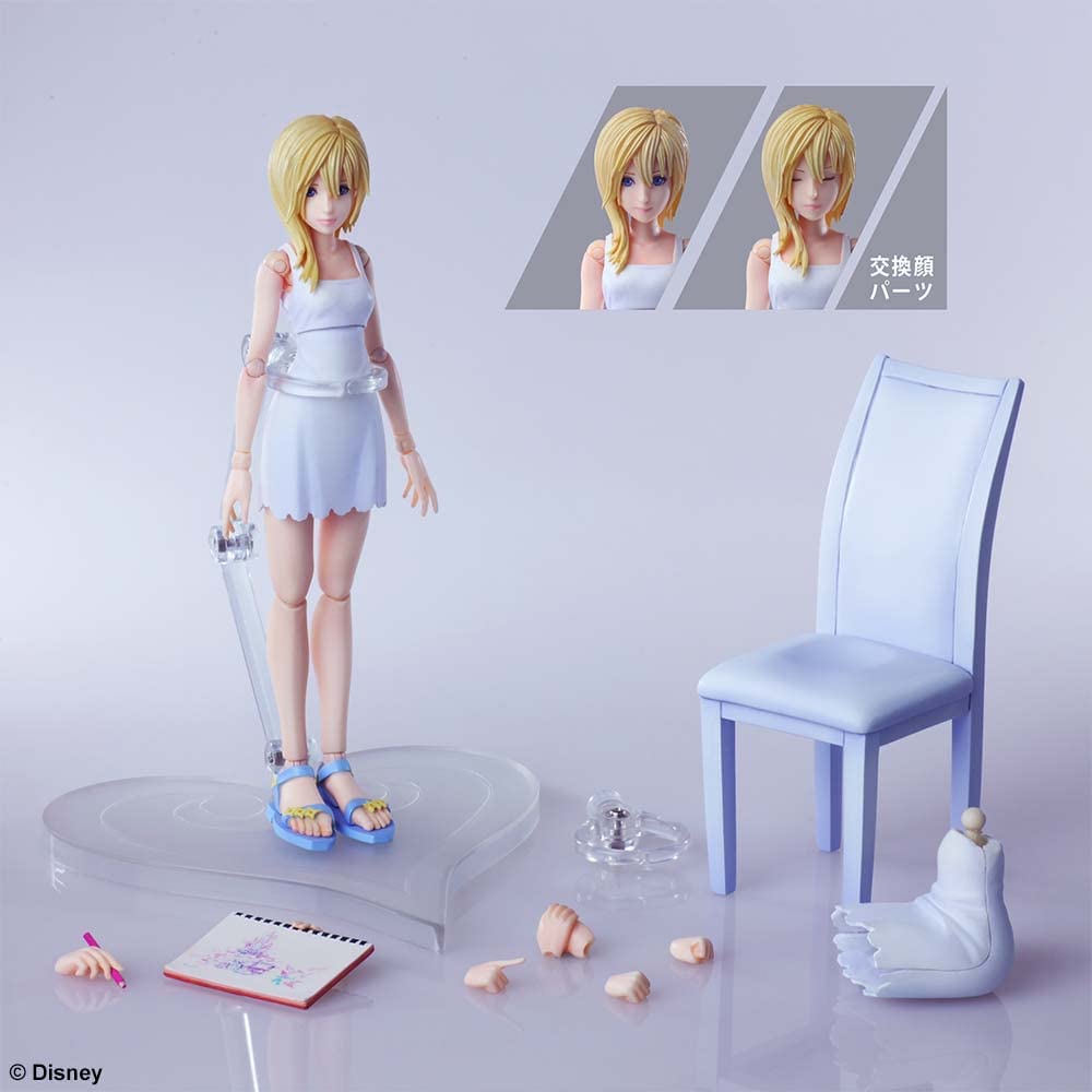 PREORDINE CJ Kingdom Hearts III Bring Arts Action Figure Namine 14 cm