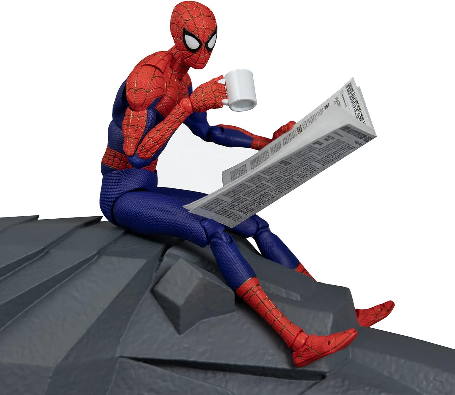 PREORDINE ESAURITO  Spider-Man: Into the Spider-Verse SV Action Peter B. Parker / Spider-Man DX Edition Action Figure