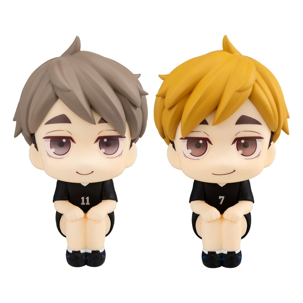PREORDINE CHIUSO 06/2025 Haikyu!! Look Up PVC Statues Atsumu Miya & Osamu Miya Uniform Ver. 11 cm (with gift) (PREORDINE NON CANCELLABILE)