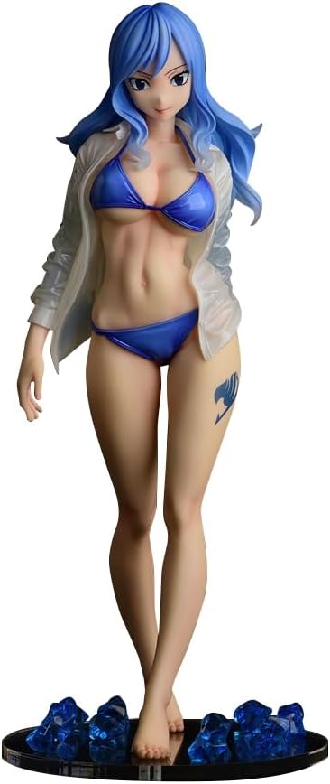 PREORDINE+ CHIUSO 04/2025 Fairy Tail Jubia Lokser Gravure_Stylesee-through wet shirt 25 cm Statue 1/6