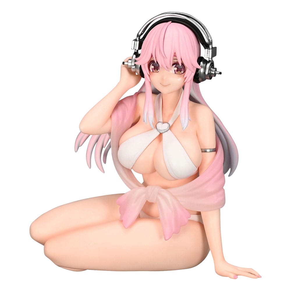 PREORDINE+ ESAURITO  Super Sonico Noodle Stopper Figure Super Sonico Summer Memories Ver. 11 cm (H)