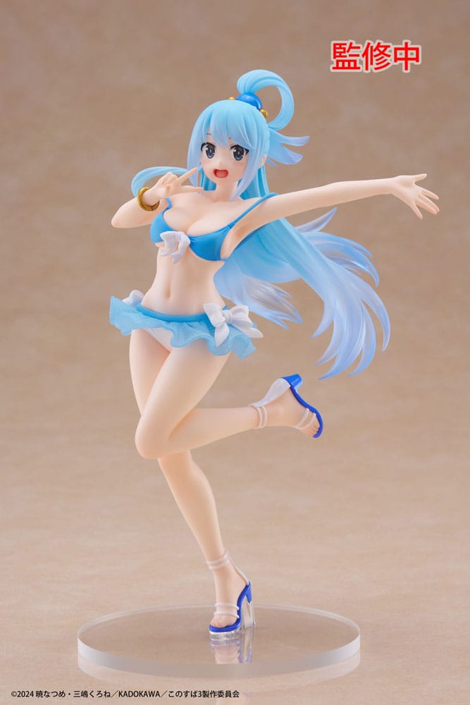 PREORDINE+ CHIUSO 05/2025 KonoSuba: God's Blessing on This Wonderful World! 3 Coreful Figure Aqua Swimwear Ver. 18 cm