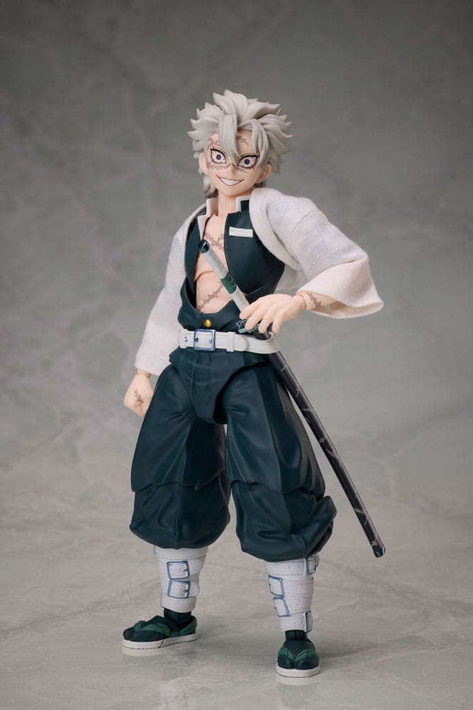 PREORDINE CHIUSO 04/2025 Demon Slayer: Kimetsu no Yaiba BUZZmod Action Figure 1/12 Sanemi Shinazugawa 15 cm  (PREORDINE NON CANCELLABILE)