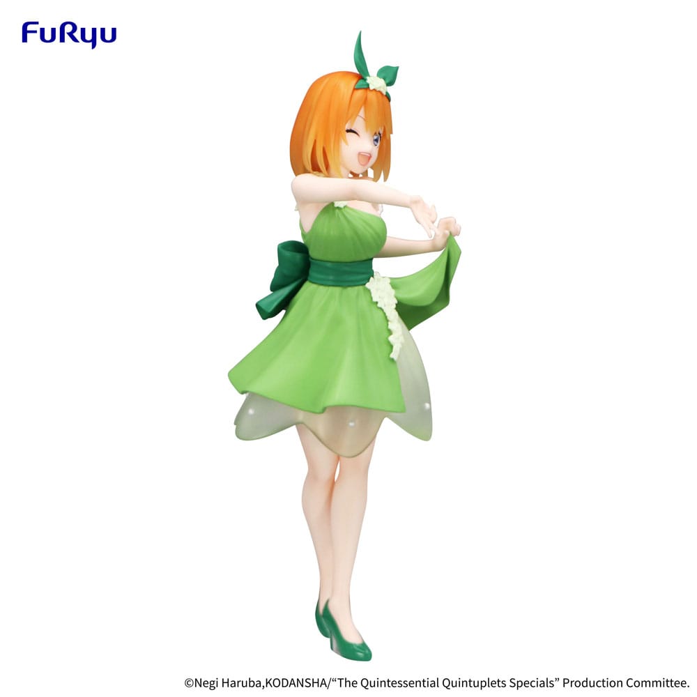 PREORDINE+ 07/2025 The Quintessential Quintuplets Trio-Try-iT Figure Nakano Yotsuba Pastel Dress Ver. 22 cm