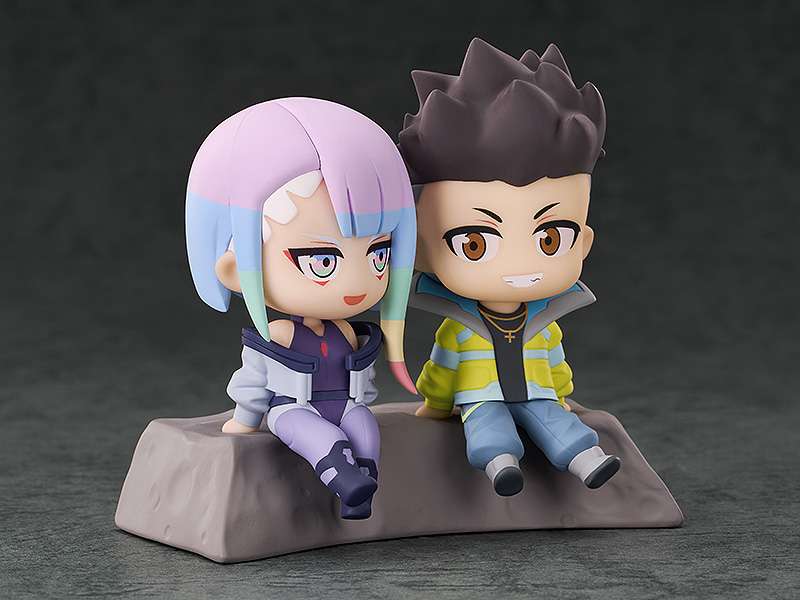 PREORDINE ESAURITO  Cyberpunk: Edgerunners Mini-Figure 2-Pack Qset David & Lucy - To The Moon 8 cm