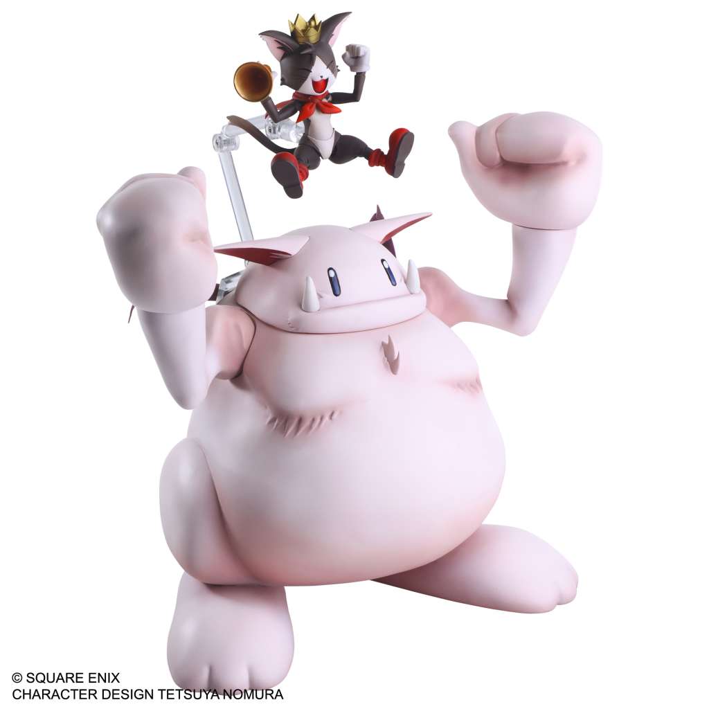 PREORDINE+ 10/2025 Final Fantasy VII Bring Arts Action Figure Set Cait Sith & Fat Moogle