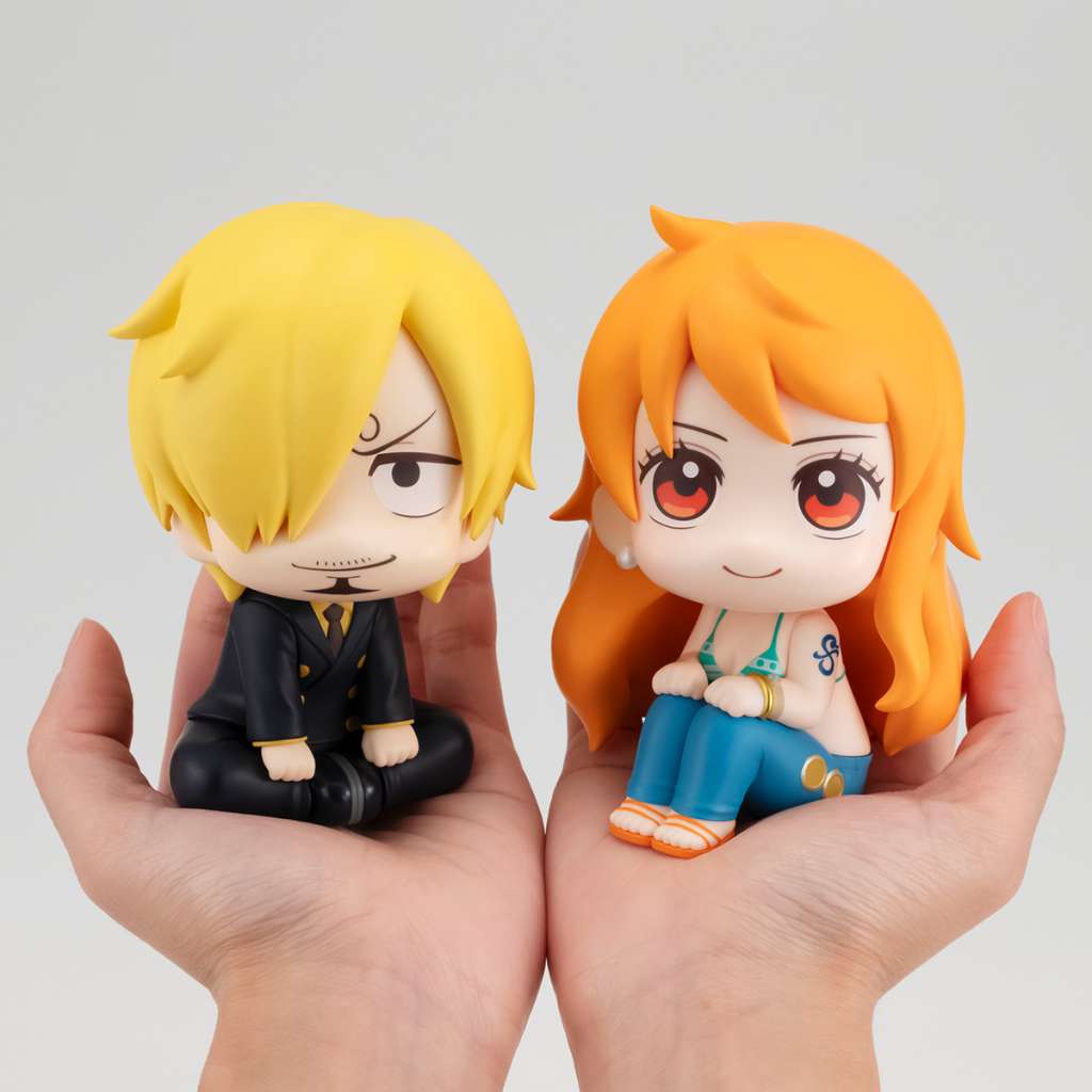 PREORDINE ESAURITO One Piece Look Up Figures Nami & Sanji 11 cm (with gift) (H)